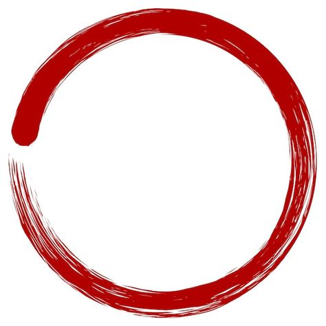 Vector enso zen red japanese circle brus... | Premium Vector #Freepik #vector Ink Logo Design, Japanese Circle, Ink Logo, Brush Tattoo, Japanese Logo, Trash Polka, Circle Logos, Sumi E, Circle Design