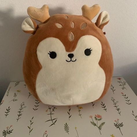 Deer Squishmallow, Cute Squishies, Kawaii Plush, Kawaii Plushies, Cute Pillows, Cute Stuffed Animals, Cute Toys, Cute Plush, Animal Pillows