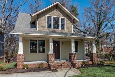 Bungalow Front Porch, Craftsman Bungalow House Plans, Bungalow Style House, Bungalow Style House Plans, Craftsman Kitchen, Bungalow Exterior, Bungalow Homes, Miller Homes, Bungalow House Plans