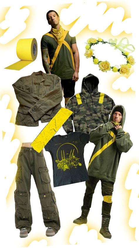 twenty one pilots tour outfit, bandito tour, Clancy tour, josh dun Twenty One Pilots Concert Outfit, Twenty One Pilots Tour, World Tour Outfits, Twenty One Pilots Concert, Pilot Costume, Concert Outfit Ideas, Top Band, Tour Outfits, One Pilots