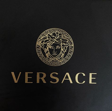 Versace Wallpaper Iphone, Versace Aesthetic, Versace Wallpaper, Brand Aesthetic, Salon Signs, Versace Logo, Versace Brand, Cover Image, Business Card Logo