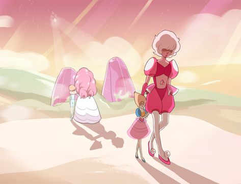 Pearl And Pink Diamond, Pink Diamond Su, Steven Universe Theories, Perla Steven Universe, Rebecca Sugar, Lapis And Peridot, Nickelodeon Cartoons, Detective Conan Wallpapers, Steven Universe Fanart