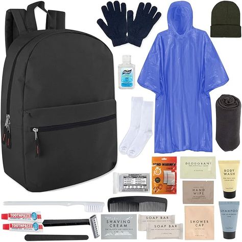 Amazon.com: 12 Pack Homeless Care Package Supplies Bulk Care Kit for Winter Homeless Survival Kit, 24 Pieces : Beauty & Personal Care Homeless Survival, Homeless Care Package, Charity Work Ideas, Hygiene Kit, Clear Backpacks, Blessing Bags, Mesh Backpack, Cooler Lunch Bag, Charitable Organizations