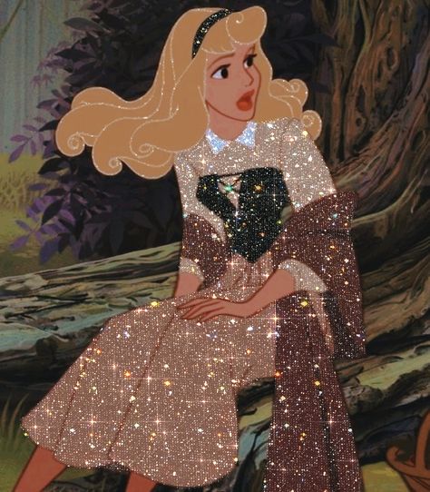 Arora Disney, Princess Aurora Icon, Aurora Icon, Crystal Fountain, Arte Glitter, Sleeping Beauty Art, Disney Princess Sofia, Glitter Photography, Disney Princess Fan Art