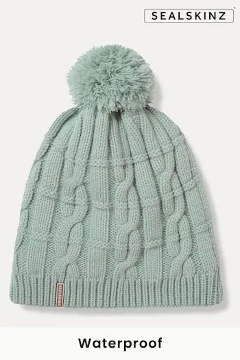 Buy Women's Hats Beanie Hatsglovesscarves Online | Next UK Waterproof Hat, Cable Knit Beanie, Snow And Rain, New Balance Outfit, Beanie Hats For Women, Bobble Hat, Water Beads, Bobble Hats, Women's Beanie