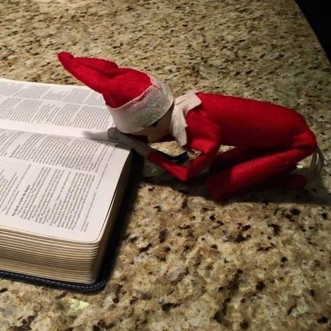 10 Elf on the Shelf Christian Ideas - Pink Fortitude, LLC To Do App, Elf Ideas Easy, Elf Kit, Awesome Elf On The Shelf Ideas, Elf Activities, Prank Gifts, Elf Props, Elf Antics, Elf Fun