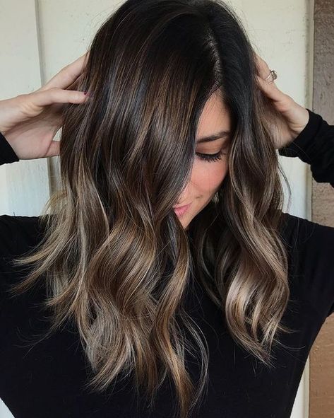 Cabelo Ombre Hair, Coffee Brown Hair, Rambut Brunette, Chocolate Brown Hair Color, Brown Ombre Hair, Brunette Balayage, Balayage Blonde, Brunette Balayage Hair, Hair 2024