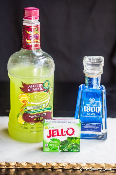 Tequila Lime Jello Shots, Margarita Jell-o Shots, Jell O Shots Recipe Tequila, Jell-o Shots With Tequila, Lime Jello Shots Vodka, Jello Shot Recipes Tequila, Jell O Shots Recipe Vodka, Margarita Jello Shots Recipe, Malibu Jello Shots