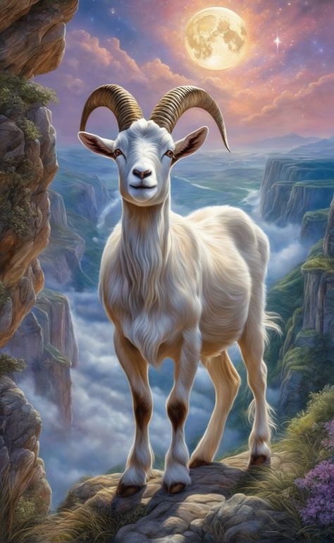 Decent Wallpapers, Goat Art, Anne Stokes, Josephine Wall, Image Generator, Social Media Posts, Animal Paintings, Creating Art, Beautiful Landscapes