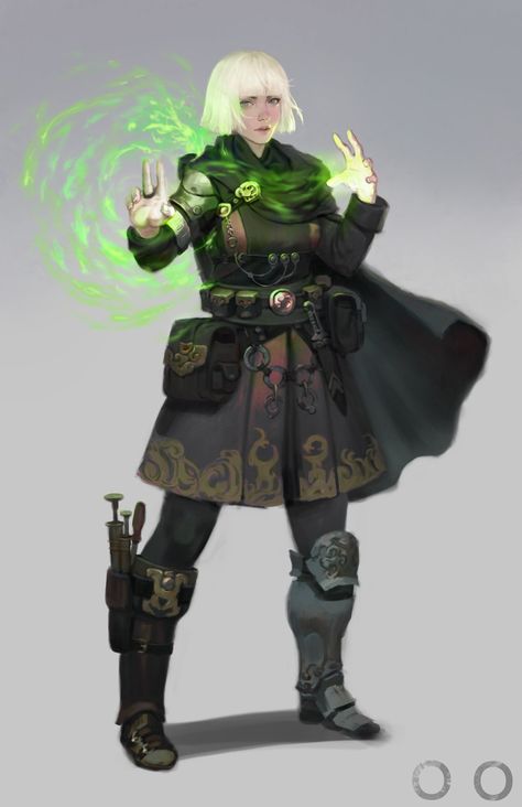 ArtStation - Maester, ㅇㅇ Joo Dnd Sorcerer, Arcane Trickster, Pathfinder Character, Dungeons And Dragons Characters, Dnd Art, Female Human, Fantasy Inspiration, Female Character Design, Character Creation