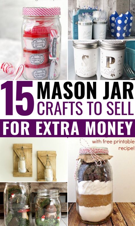 15 Mason jar crafts for kids to sell. These best selling mason jar crafts will be a hit at craft fairs or flea markets. Find out these awesome and unique ideas for easy DIY mason jar projects to sell and start making extra money today! Jar Crafts For Kids, Easy Mason Jar Crafts Diy, Diy Mason Jar Crafts, Food Flags, Easy Mason Jar Crafts, Jar Projects, Parties Food, Diy Mason Jar, Mason Jar Projects