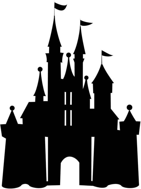 Disney Castle Silhouette | Free download on ClipArtMag Castle Svg Free, Disney Castle Outline, Disney Castle Logo, Disney Castle Silhouette, Disney Bedroom, Castle Clipart, Castle Svg, Disney Princess Castle, Castle Silhouette