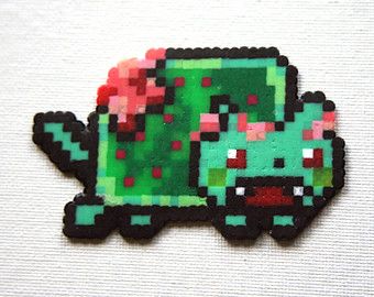 Hamma Beads Ideas, Easy Perler Bead Patterns, Pearl Beads Pattern, Easy Perler Beads Ideas, Fuse Bead Patterns, Perler Bead Templates, Perler Crafts, Diy Perler Bead Crafts, Nyan Cat