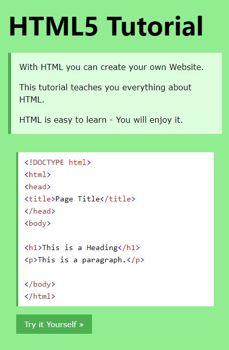 This tutorial teaches you everything about HTML | W3Schools #html #html5 #webdevelopment Html Learning, Html Projects For Beginners, Html Code Web Design Tutorials, Web Design For Beginners, Automotive Website, Learn Html And Css, Coding Websites, Html Tutorial, Basic Computer Programming