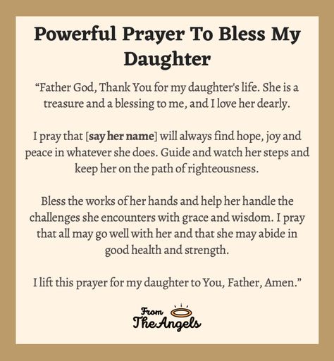 10 Prayers For My Daughter: Protection, Strength & Health Prayers For My Daughter Protection, Prayer For Daughter Protection, Prayers For Children Protection, Prayer For Your Daughter, Parents Prayer, Pray For My Daughter, Prayer For Daughter, Love My Daughter Quotes, Prayer For Our Children