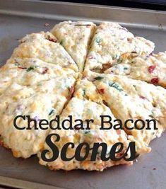 Cheddar Bacon Scones Bacon Scones, Breakfast Scones, Baking Scones, Scones Recipe Easy, Savory Scones, Scones Recipe, Bacon Cheddar, Scone Recipe, Breakfast Breads