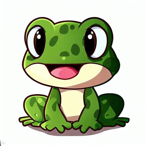 Cute Frog Drawing Cartoons, Cartoon Birds Cute, Frog Cartoon Drawing, Cartoon Frog Drawing, Frog Cartoon Images, Frogs Cartoon, Cartoon Frogs, Frog Cartoon, Yoda Images