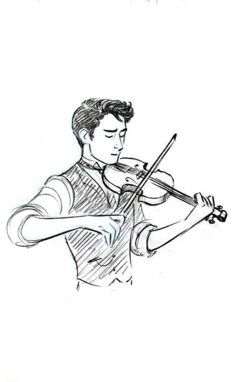 This looks like one of the violin players from the titanic Violin Drawing, Playing Violin, Violin Players, 강아지 그림, The Violin, Arte Sketchbook, Arte Inspo, Art Drawings Sketches Creative, Cool Art Drawings