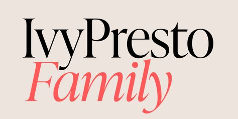 IvyPresto Display | Adobe Fonts Best Serif Fonts, Holistic Branding, Minimal Font, Adobe Fonts, Font Creator, Serif Typography, Website Fonts, Modern Drawing, Type Specimen