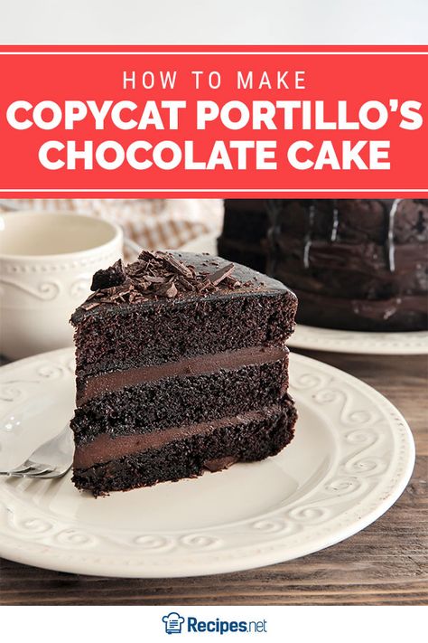 20 mins · Serves 8 · Love chocolate cake? Check out this Copycat Portillo's Chocolate Cake recipe. With ingredients like Betty Crocker Devil's Food Cake mix, this recipe will surely make a cake that will give you delight in every bite! Portillos Chocolate Cake Recipe, Planet Chocolate, Portillos Chocolate Cake, Chocolate Cake Shake, Smith Island Cake, Extreme Cakes, Devil's Food Cake, Whiskey Cake, Devils Food Cake Mix Recipe