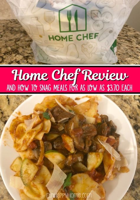 If you've been wanting to try a Home Delivery Meals service, check out my Home Chef Review. Our Home Chef meals were absolutely delicious and easy to make! #mealdelivery #mealprep #mealsubscription #subscriptionboxes Chef Meals, Food Subscription Box, Nyc Food, Weird Food, Fun Dinners, Family Favorite Meals, Home Chef, Unique Recipes, Home Delivery