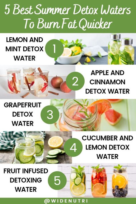 Orange Detox Water, Cucumber Water Recipe, Colon Flush, Mint Detox Water, Fat Burning Fruits, Summer Detox, Cucumber Detox Water, Fruit Infused Water Recipes, Burn Fat Quick