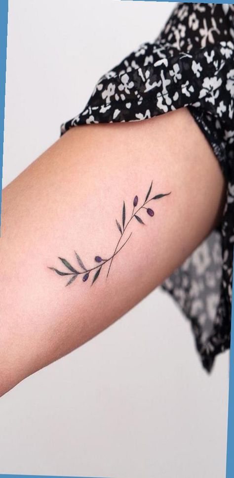 110 Super Cute Tattoo Ideas You-ll Wish You Had This Summer - TheTatt Olive Tattoo, Tattoos On Wrist, Olive Branch Tattoo, Think Tattoo, Cute Tattoos On Wrist, Dove Tattoos, Cute Tattoo Ideas, Branch Tattoo, Dandelion Tattoo