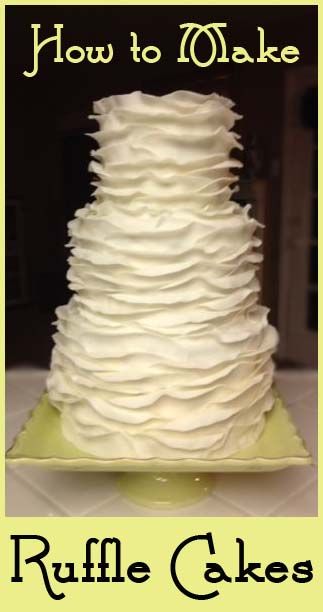 How to make Ruffle Cakes. Awesome. This is the cake I've been wanting since day one and nobody knows how to make it. Ruffle Wedding Cake, Ruffle Cake, Cat Cake, Cake Icing, Cake Decorating Tutorials, Cake Tutorial, Fancy Cakes, Cake Decorating Tips, Cake Decorating Techniques