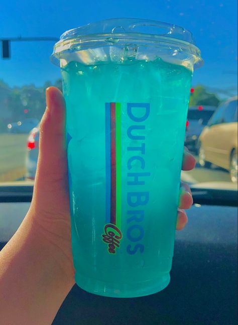 Dutch Bros Coffee Aesthetic, Dutch Bros Drinks Aesthetic, Dutch Bros Aesthetic, Dutch Drinks, Dutch Bros Secret Menu, Green Iced Tea, Wine Mixed Drinks, Dutch Brothers, Starbucks Drink Menu