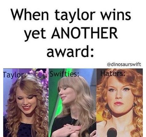 To all Taylor swift lover, haters, whatever you have no description left Taylor Swift Haters Funny, Taylor Memes, Taylor Swift Taylor Swift, Taylor Swift Fan Club, Swift Facts, Taylor Swift Facts, Estilo Taylor Swift, All About Taylor Swift, Haters Gonna Hate