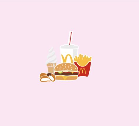 Pink Mcdonalds Icon, Mcdonalds App Icon, S Icon Logo, Logo Apps, Mcdonald's App, Subway Sandwich, Iphone Widgets, Apps Icon, Food Delivery App