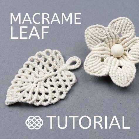 Macrame Mushroom Tutorial, Macreme Leaves Diy, Macrame Leaf Vine Tutorial, Easy Macrame Leaf, Macrame Dragonfly Tutorial, Unique Macrame Ideas, How To Make Macrame Leaves Stiff, Macrame Valentines Ideas, Macrame Leaf Tutorial