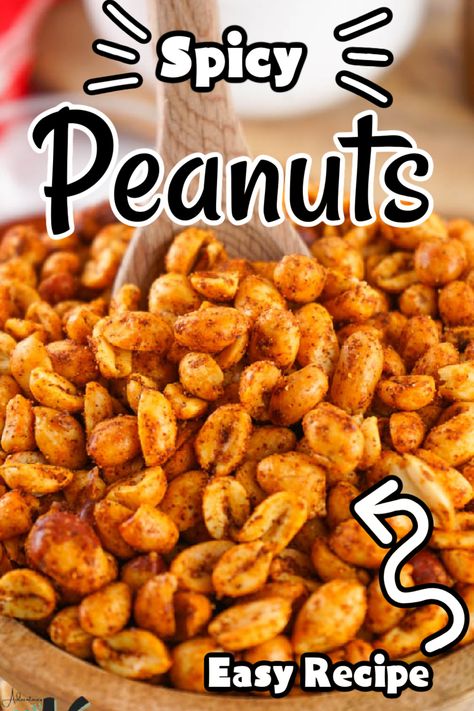 Cajun Peanuts Recipe, Spicy Peanuts Snacks, Spiced Peanuts Recipes, Cooking For Peanuts Recipes, Peanuts Recipes Snacks, Flavored Peanuts Recipes, Salted Peanuts Recipes, Raw Spanish Peanuts Recipes, Hot Peanuts Recipe