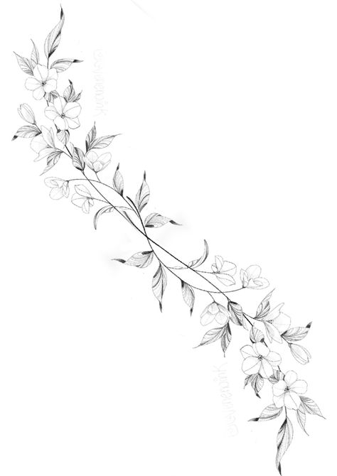 Flower Arm Wrap Tattoo Stencil, Arm Wrap Tattoo Roses, Floral Wrap Around Tattoo Forearm Stencil, Sunflower Wrap Around Tattoo, Arm Vine Tattoos For Women, Flower Branch Tattoo, Flower Vine Drawing, Floral Wrap Around Tattoo Forearm, Tattoo Brazo Mujer