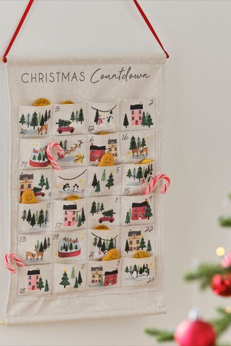 For a greener Christmas, invest in a fabric advent calendar that can be reused each year. DIY advent calendars, such as this one from @gingerrayuk, add an extra personal touch in getting to choose the presents for each day. Reusable Advent Calendar, Fabric Advent Calendar, Christmas Advent Calendar Diy, Treats To Make, Calendar Kit, Advent Children, Advent Calenders, Diy Calendar, Advent Calendars For Kids