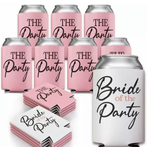 Bachelorette Party Favors & Bridesmaid Gifts - Bride Of The Party Bachelorette. Diy Party Bags, Bachelorette Party Gift Bag, Bachelorette Party Favor Bags, Beer Can Holder, Bachelorette Party Bags, Pink Bachelorette, Bridesmaid Gift Bags, Bachelorette Themes, Party Bachelorette