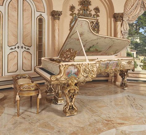 Instruments Art, Royalty Aesthetic, Do's And Don'ts, Grand Piano, French Furniture, The Movement, My New Room, Bedroom Sets, Room Set