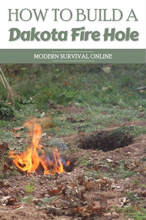 Survival Fire Starting, How To Start A Fire Survival Skills, Dakota Fire Pit, Dakota Fire Hole, Dakota Fire, Vintage Skills, Emergency Candles, To Build A Fire, Camping Gear Survival