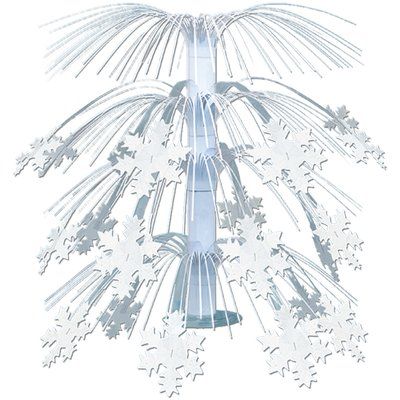 Hanging Snowflakes, Christmas Party Centerpieces, Snowflake Centerpieces, Company Christmas Party, Winter Centerpieces, Gorgeous Centerpieces, Winter Wonderland Party, Elegant Centerpieces, Holiday Sparkle