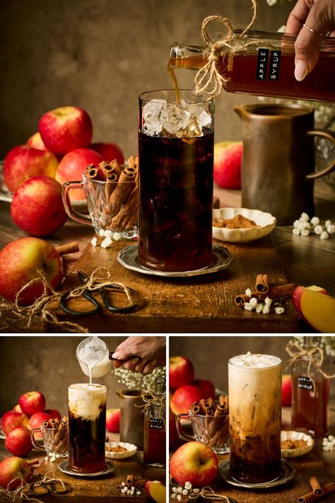 This versatile and sweet Apple Syrup Recipe is the perfect way to bring Fall flavors into anything and everything! Using simple ingredients like crisp autumn apples, sugar, apple sauces, and spices, this homemade syrup recipe is the perfect treat all season long. Apple Syrup Recipe, Homemade Syrup, Homemade Apple, Fall Apples, Syrup Recipe, Cheese Cloth, Low Sugar, Autumn Flavors, Xanthan Gum