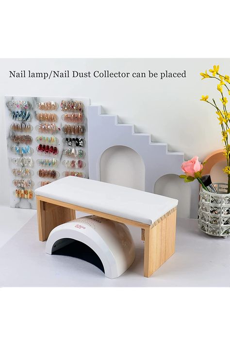 Diy Nail Desk Ideas, Diy Nail Desk, Nail Desk Ideas, Nail Table Ideas, Nail Suite, Nail Arm Rest, Manicure Station, Nails Tech, Nails Professional