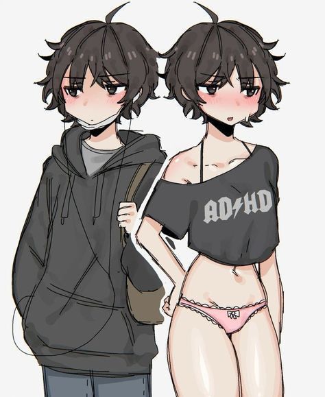 Fem Boy Oc, Fem Boy Drawing, Trans Oc, Femboy Oc, Femboy Drawing, Fem Boy Outfits, Half And Half Hair, Poppy Drawing, Y2k Art