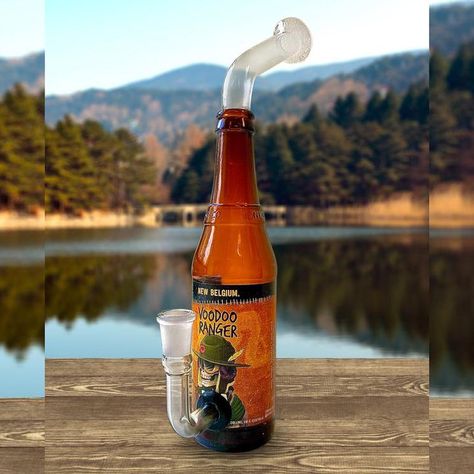 Killin' it with one of my favorite beer bongs! 😉⚗️🌿💨 Get this upcycled water pipe at UpcycleGlass.com 🔗🌿🌿 Bottle Bong, Beer Bong, Killin It, Baking Supplies, Water Pipe, Champagne Bottle, Hot Sauce Bottles, Water Pipes, Beer Bottle