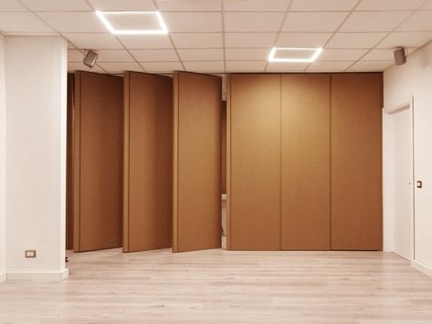 Cardboard operable wall MO-WALL T by Archicart_2 Operable Wall, Movable Partition, Wall Partition, Ceiling Panels, Office Environment, Price List, Large Wall, Branding Design, Architecture