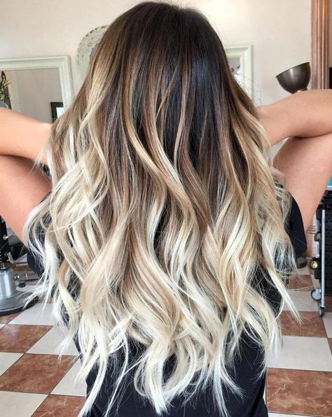 Best Ombre Hair, Makeup Tip, Brown Hair With Blonde Highlights, Ombré Hair, Brown Blonde Hair, Ombre Hair Color, Hair Color Balayage, Platinum Blonde, Light Brown Hair