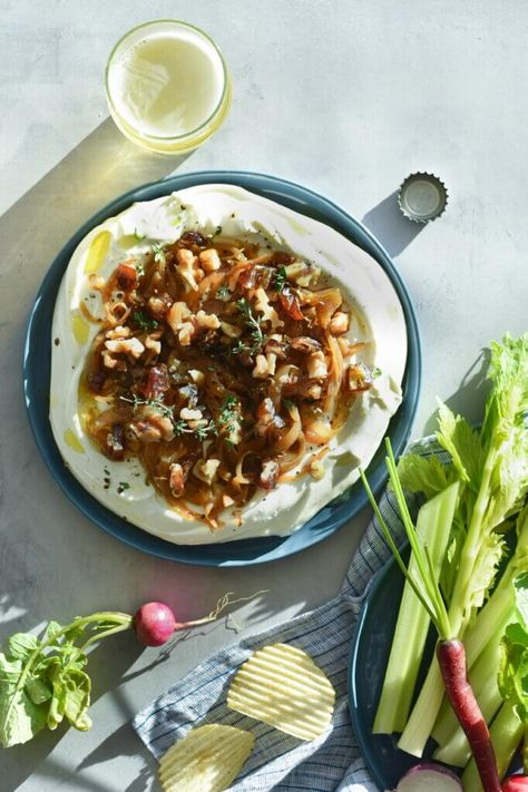 Date Dip, Walnut Dip, Sweet Dip, Date And Walnut, Carmelized Onions, French Onion Dip, Pork Sliders, Superfood Salad, Sweet Dips