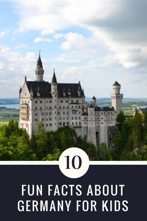 Fun Facts About Germany, Facts About Germany, Germany Facts, Italy Project, Germany For Kids, 10 Fun Facts, German Cookies, Pta Ideas, Fun Facts For Kids