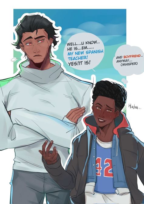 Miguel And Miles Fanart, Hobi X Miles, Miles X Miguel Ship, Miles X Miles Prowler Ship, Miguel X Peter B Fanart, Miles Morales X Miles Morales 42, Miguel O'hara X Miles Morales, Miles Morales X Hobie Brown Ship, Hobie X Miles Ship