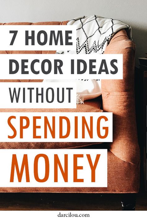 I have made the ultimate list for how to decorate your home without spending any more. Finding home decor while on a budget can be difficult but here are some great ways to refresh your home without spending a penny. A broke persons guide to home decor if you will! Small Living Room Layout, Room Wall Painting, Bedroom Wall Paint, Living Room Loft, Minimalist House Design, Bedroom Refresh, Creative Furniture, Gaming Room, Decorate Your Room