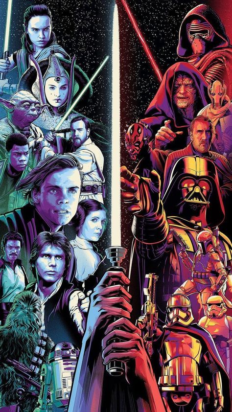 Nerdy Wallpaper, Star Wars Wallpaper Iphone, Disney Backgrounds, Celebration Art, Celebration Poster, Star Wars Painting, Gotham Villains, Arte Nerd, Leia Star Wars